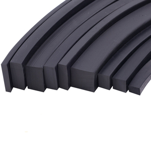 רצועת גומי ספוג מוצק EPDM PVC עמידה בלחץ עמידה בפני שחיקה רצועת איטום עמידה בפני שמש נגד קפיאה רצועה שטוחה נגד התנגשות - Product Image 2