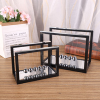 TG-Creative Berceau de Newton rectangulaire en ABS style miroir, style européen, décoration de bureau, ornement pour la maison, cadeau pour le bureau et les loisirs