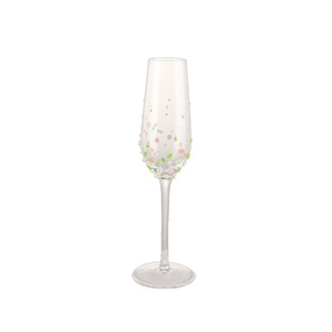 Gobelet à vin <span class=keywords><strong>de</strong></span> mariage <span class=keywords><strong>blanc</strong></span> haut <span class=keywords><strong>de</strong></span> gamme fait à la main, verre transparent en <span class=keywords><strong>cristal</strong></span> <span class=keywords><strong>de</strong></span> perle écologique pour le <span class=keywords><strong>champagne</strong></span> - Product Image 4