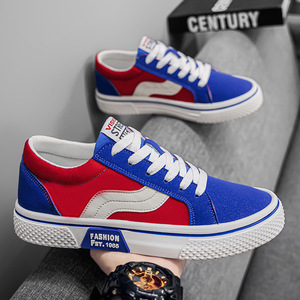 Nouvelles Chaussures de Skate Respirantes et Polyvalentes pour Hommes, Collection Printemps 2026, à Semelle Souple, Tendance Sportive Décontractée en Toile - Product Image 2