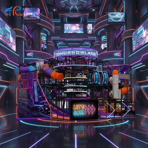 Parco Giochi al Coperto Personalizzato di Alta Qualità con Labirinti Integrati, Trampolini, Varie Scivole, Percorsi Ninja e Altri Elementi per Bambini - Product Image 1