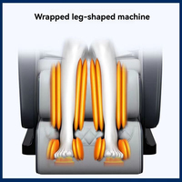 Fauteuil de massage électrique Zhipin Hot 2026 4D 3D à gravité zéro en cuir PU, pour le corps entier, VIP, usage domestique intelligent