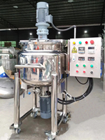 Machine à fabriquer du savon liquide détergent, shampooing, lotion pour le corps, réservoir de mélange en acier inoxydable