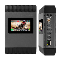 Encodeur portable HD mobile 5G pour diffusion en direct (RTMP/SRT) avec agregation cellulaire, sac à dos pour production sur le terrain et reportages