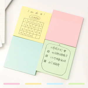 Blocs-notes adhésifs Deli 7156, 100 pages, couleurs assorties, papier mémo, bloc-notes - Product Image 3