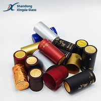 Capsules thermorétractables en PVC personnalisées avec logo, 30 mm, faciles à ouvrir, pour verres à vin et gobelets