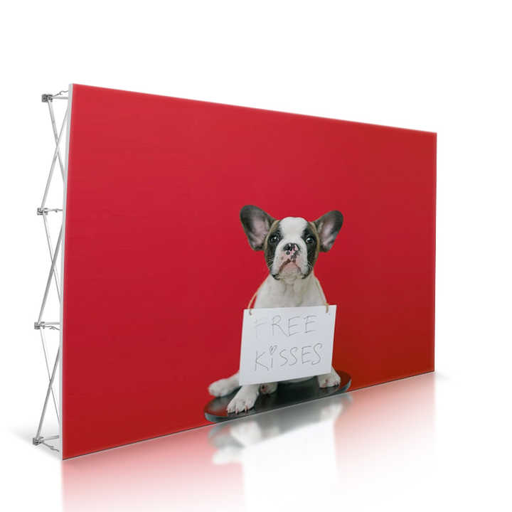 Custom Printed Tension Fabric Backdrop - Pop up Banner