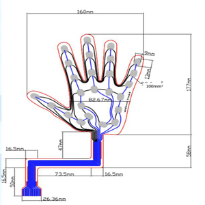 Taidacent 2/5kg Robot cọ tay Grip xúc giác cảm biến áp suất piezoresistive linh hoạt phim cảm biến áp suất fsr Flex cảm biến - Product Image 5