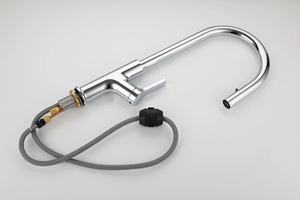 <span class=keywords><strong>Robinet</strong></span> de <span class=keywords><strong>cuisine</strong></span> OKIE Classic à poignée unique avec <span class=keywords><strong>douchette</strong></span> extractible, design rotatif à 360°, thermostat à bille de gravité - Product Image 4