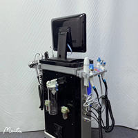 Appareil facial professionnel 12-en-1 pour raffermissement cutané, hydrodermabrasion et élimination des points noirs, machine de soin du visage Hydrafacial