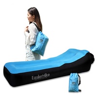Canapé et chaise longue gonflables pliables pour camping en plein air pour enfants-3 saisons d'utilisation 210T Ripstop Polyester couleur personnalisable