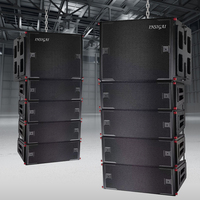Système Complet d'Enceintes Line Array Double 15 Pouces Sur Mesure, Professionnelles Actives et Passives, 2 ou 3 Voies