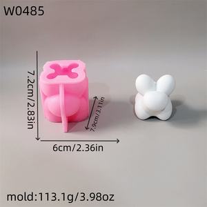 Moldes de fundición de resina hechos a mano para adornos decorativos DIY, moldes de perro de globo de silicona de estilo Ins W0485 - Product Image 4