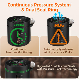 Rechargeable Electric <b>Vacuum</b> Coffee Canister, Smart Airtight Food Storage <b>Container</b> with LED Display & Pressure Sensor - Product Image 3