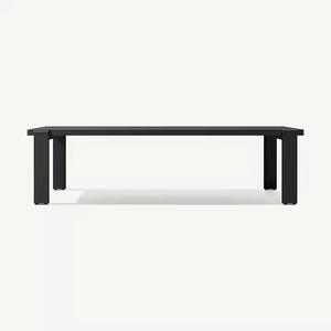 Hotel nero salvaspazio mobili da esterno tavolo da pranzo di lusso a scomparsa <span class=keywords><strong>con</strong></span> 8 sedie - Product Image 5