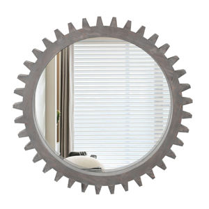 <span class=keywords><strong>Espejo</strong></span> Redondo de Madera de 17 Pulgadas, Decoración <span class=keywords><strong>para</strong></span> el Hogar, <span class=keywords><strong>Espejo</strong></span> de Pared <span class=keywords><strong>para</strong></span> Baño y Sala de Estar - Product Image 1