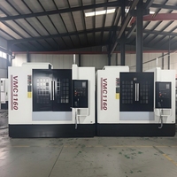Máquina CNC de Alta Precisión 1160 VMC de 3, 4 y 5 Ejes con Husillo BT40, Sistema Fanuc, GSK, Mitsubishi para Producción de Piezas de Automóviles y Fabricación de Moldes