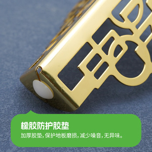 European-style Hollowed-out Flower Feet and Metal Feet Support Coffee Table Legs Sofa and TV Cabinet Legs Accessories - Product Image 6