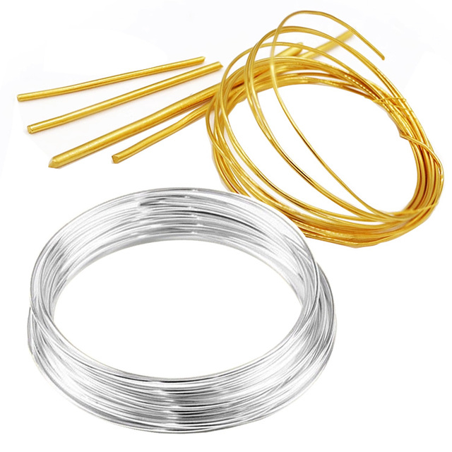 2mm Diameter X 1m Long 99.99% 4N Purity 24K 12 Gauge Gold & Silver Wire ROHS Certified Lab Use