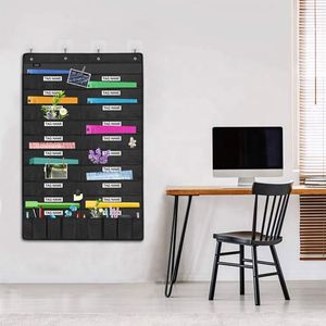 40 Pocket <b>Large</b> Capacity File Storage Bag Organizer Over the Door Wall Document Holder Bag - Product Image 3