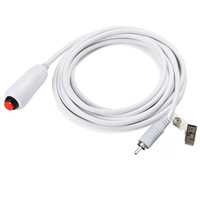 Cable de llamada de enfermera caliente, sistema médico, Cable RCA, estación de cable de botón, Cable de llamada de repuesto Universal con Clip de sábana de cama de 3m