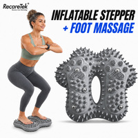 Accesorios de Fitness para Ejercicios Manuales, Stepper Inflable, Equipo de Entrenamiento con Escalones, Máquina de Ejercicios con Escalones, Equipo de Entrenamiento