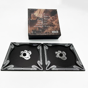 OEM tùy chỉnh duy nhất CD trường hợp lưu trữ chủ Organizer xách tay bảo vệ DVD cứng nhắc hộp từ các tông giấy đĩa cứng hộp - Product Image 1