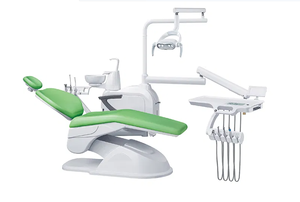 Fauteuil dentaire ergonomique avec réglage électrique et conception de contrôle des infections, unité dentaire de traitement à haute capacité de charge pour clinique - Product Image 4