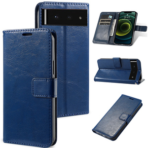 เคสหนังกระเป๋าสตางค์แบบคลาสสิกกระเป๋าใส่โทรศัพท์มือถืออุปกรณ์เสริมฝาพับสำหรับ Google Pixel 6 <span class=keywords><strong>Pro</strong></span> Pixel7 <span class=keywords><strong>iPhone</strong></span> 6 7 8 - Product Image 3