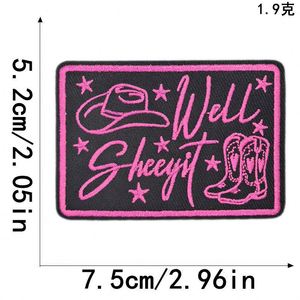 Personalized Eco-friendly Embroidery Pray Good Girl Eagle fox Space <b>cat</b> Words Patch for Hat <b>Clothes</b> Bag Decoration - Product Image 6
