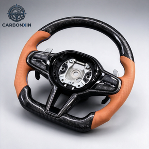 Volant de voiture en cuir personnalisé pour BMW CS X3 X5 F36 F07 F20 F40 F06 F39 F11 F21 F33 F02 F90 G05 F87 F15 G31 F25 F86 F85 F10 - Product Image 2