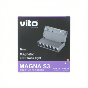 ไฟติดรางแม่เหล็กแบบหมุนได้ LED 6W 480Lm 3000K แสงสีขาวอบอุ่น - Product Image 3