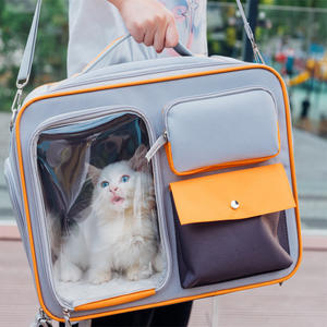 Nuevo diseño de la venta caliente de lujo personalizado perro gato portador de mascotas mochila bolsa gato bolsa de transporte de mascotas para viajar - Product Image 4