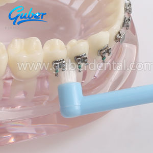 Cepillo de dientes Dental de ortodoncia Guber, cepillo ortopédico de cuidado bucal de haz único de plástico duradero, producto de higiene bucal multiusos - Product Image 3