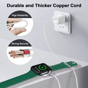 นาฬิกาแม่เหล็กแบบพกพาที่ชาร์จไร้สายสำหรับ <span class=keywords><strong>Apple</strong></span> <span class=keywords><strong>Watch</strong></span>, S10ซีรีส์ iWatch S9/9/8/7/6อัลตร้า5/4/3/2 <span class=keywords><strong>SE</strong></span> ชาร์จเร็ว USB Type C - Product Image 2