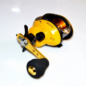 Système de freinage magnétique en forme de goutte à bras unique Bumblebee Painted pour la pêche au lancer de leurres en rivière, composants métalliques 4 1BB - Product Image 5