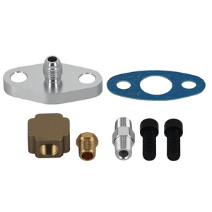 Kit de conduites d'alimentation d'huile de turbocompresseur MaXpeedingrods Factory T3 T4 T60 <span class=keywords><strong>T61</strong></span> T70 1/8 PNT 90 degrés 41 pouces 4AN pour performance turbo - Product Image 6