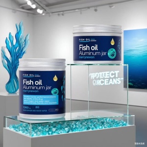 EcoArmor Custom Jar | BarrierGuard Fish Oil Can | OxygenLock Pharma Tin | SustainaJar Eco Pack | BrandShield Alu <b>Bottle</b> - Product Image 4
