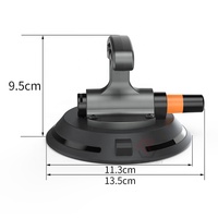 Nouveau design 4.5 "pouces ventouse ventouse verre marbre tuile ventouse avec poignée en T