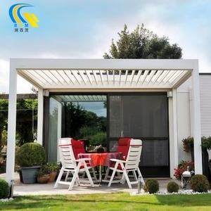 Vente directe d'usine, pergola extérieure imperméable, profil en aluminium, cadre métallique pour garages, auvents et abris de voiture - Product Image 4