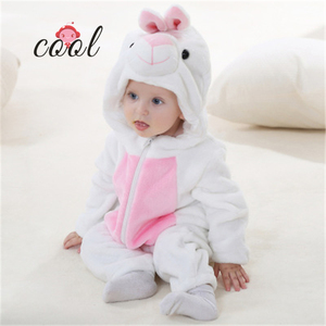 Set di vestiti per bambini nuovi nati animali all'ingrosso vestiti per bambini nuovi nati vestiti a manica lunga in pile con cappuccio - Product Image 2