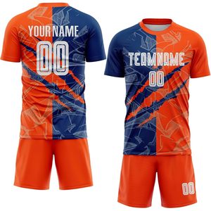 Camisetas de Fútbol Personalizables para Jóvenes, Hombres y Mujeres, Uniformes Deportivos con Patrón de Raspaditos Impresos, Incluye Nombre - Product Image 4