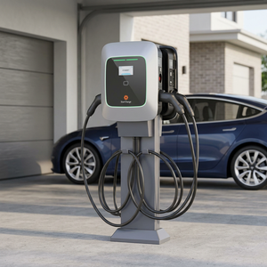 Starcharge Saturn Dual 22kW 44kW Puissance AC Totale IP55 IK10 Certifié MID Station de Recharge Intelligente OCPP pour Véhicules Électriques à Domicile et sur Site - Product Image 3