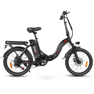 Bicicleta Eléctrica Urbana de 20 Pulgadas con Llantas Gruesas, 36V12AH, 250W350D, para Mujer, con Frenos de Disco Mecánicos, CY20, Envío desde Almacén en la UE, Gran Oferta - Product Image 5