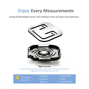 ओक अल्ट्रा स्लिम शास्त्रीय डिजाइन डिजिटल मानव शरीर वजन पैमाने 150 किलोग्राम/330lb इलेक्ट्रॉनिक वजन बाथरूम स्केल - Product Image 6