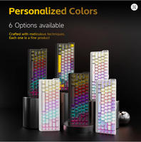 Clavier mécanique AJAZZ NK68 V2 à échange à chaud, clavier filaire RGB 65 %, clavier mécanique compact pour le bureau, la maison et les jeux
