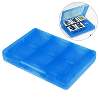 Étui pour cartes de jeu 28 en 1 compatible avec Nintendo NEW 3DS / 3DS / DSi / DSi XL / DSi LL / DS / DS Lite Porte-cartouche de rangement