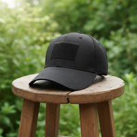 Casquette de baseball tactique en coton vierge personnalisable avec patch Velcro pour le sport, le camping et l'entraînement en extérieur – Vente en gros