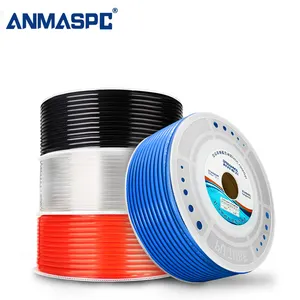 ANMASPC Factory Supply 4x2.5 6x4 12x8 14x10 16x12mm Flexible Pneumatic PU Air Tube With Plate Packing Burst Pressure Up To 32Bar