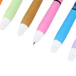 Новая детская гелевая ручка O&Q с ластиком, синие и черные чернила, пластиковая, 0.5 мм, с милым мультяшным дизайном бабочки, рекламная, с возможностью нанесения логотипа - Product Image 4